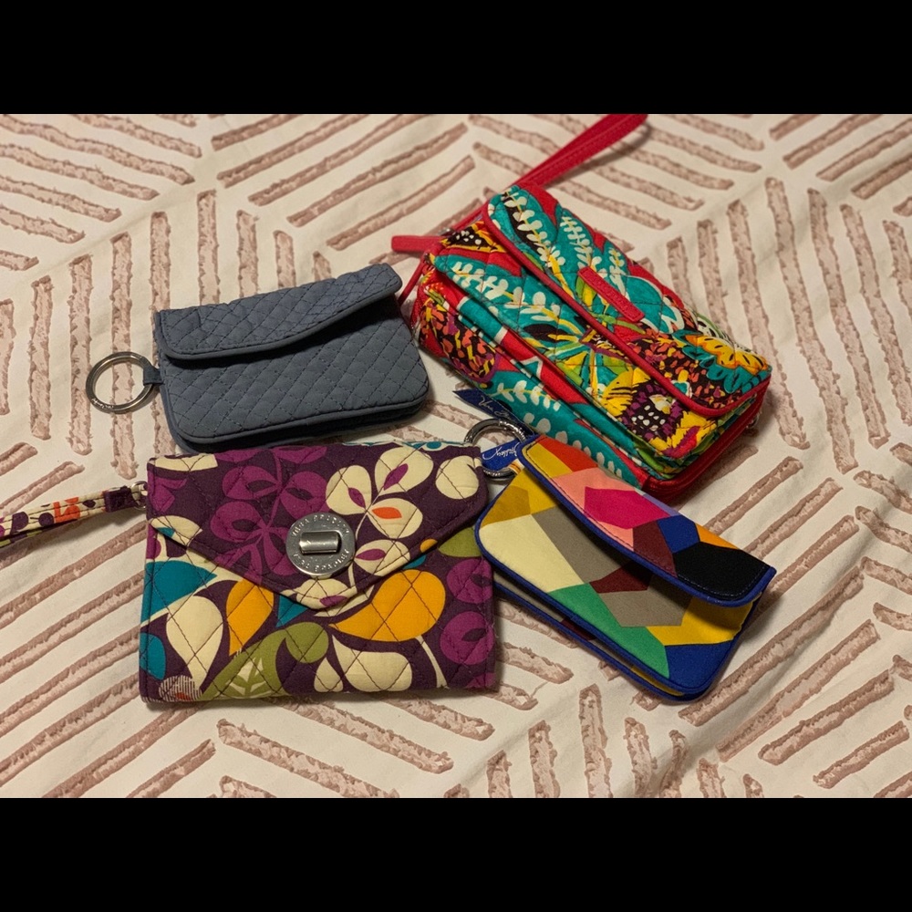 Bundle of Vera Bradley wristlets and wallets